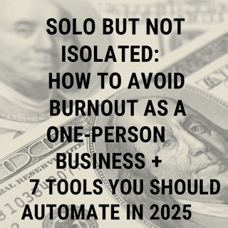 Solo But Not Isolated
